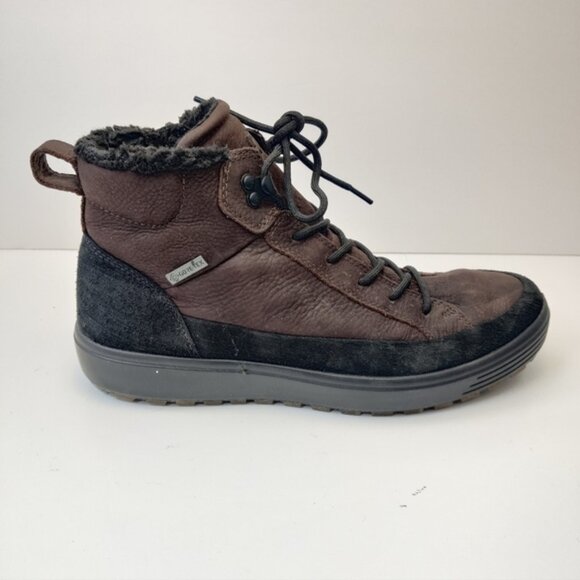 Ecco Men's Soft 7 Tred Winter Boots Size 10-10.5 - Picture 1 of 11